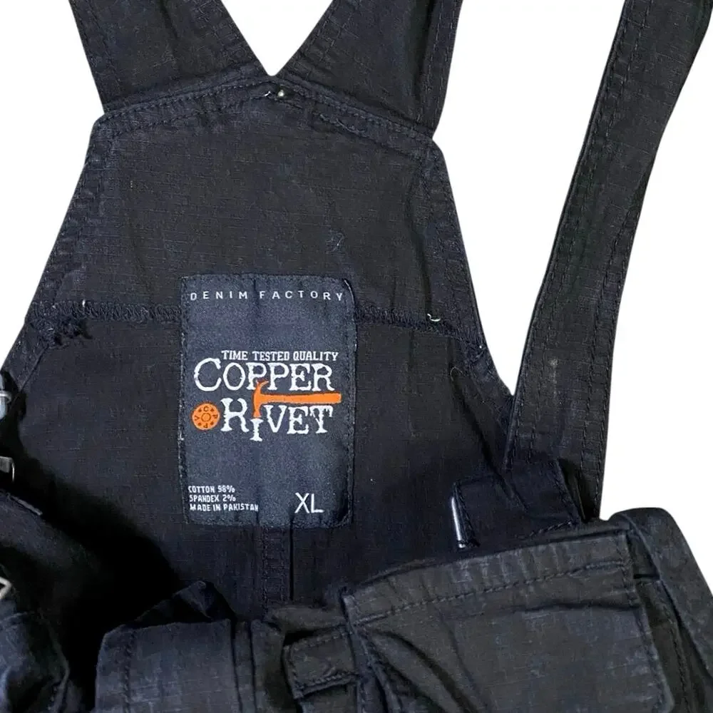 Copper Rivet Men’s Midnight Cargo Overalls - XL
